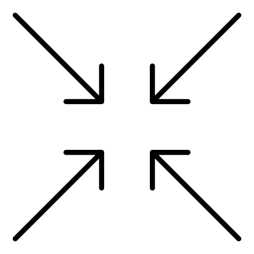 Arrows, collapse, resize, resize arrows, scale, zoom icon